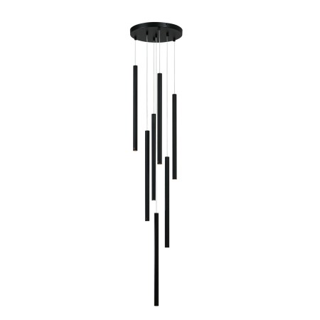 Light Prestige Lungo 7 czarna lampa wisząca LP-894/7P BK