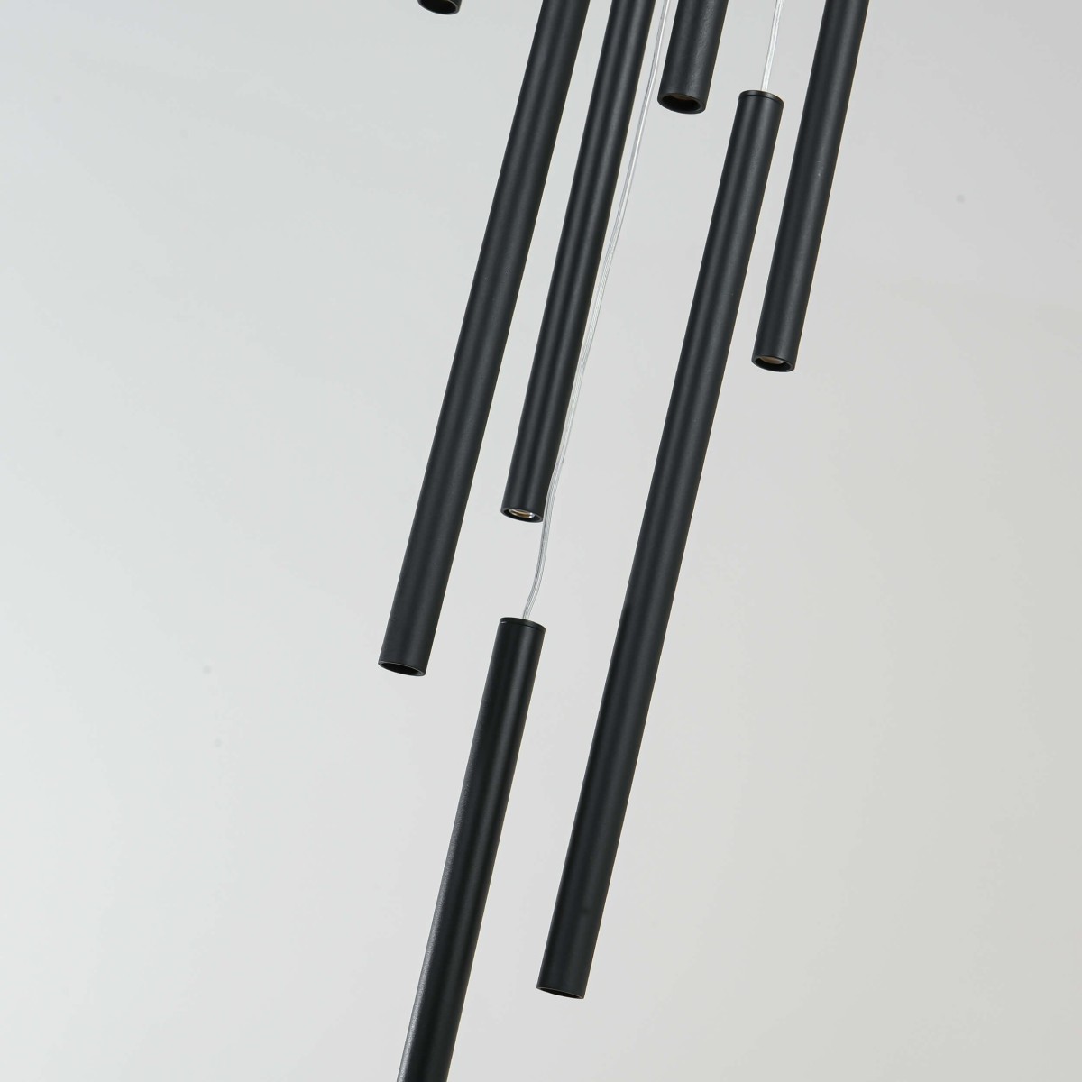 Light Prestige Lungo 7 czarna lampa wisząca LP-894/7P BK