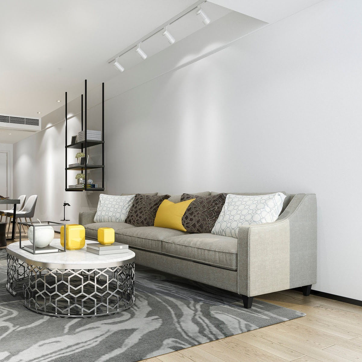 Light Prestige Ice SET 3F biały LP-732 4W WH SET