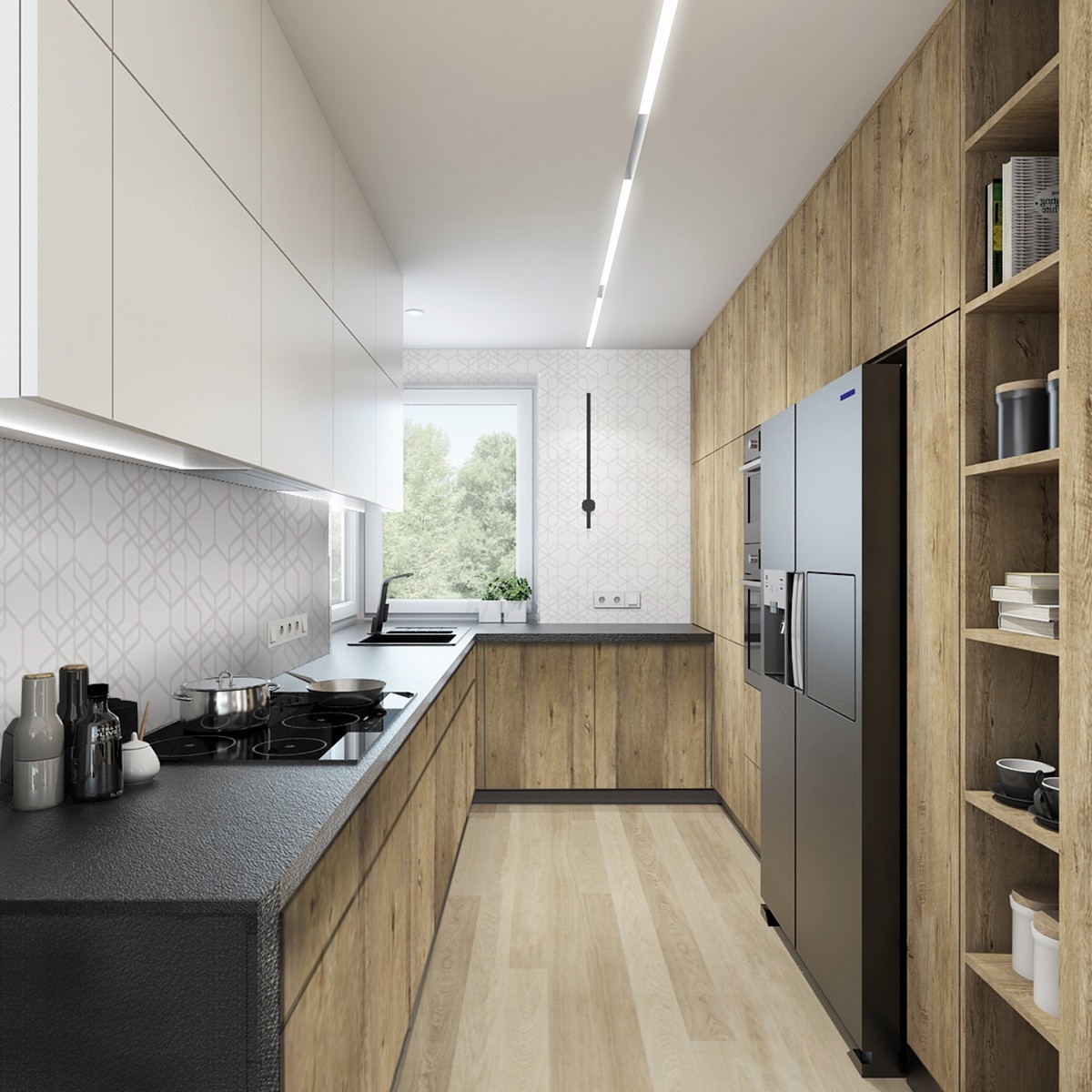 Light Prestige Magnetic Moon reflektor 20W czarny 3000K LP-560-MAG-BK