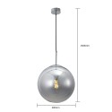 Light Prestige Palla wisząca chrom LP-2844/1P CH