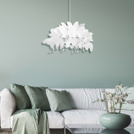 Light Prestige Farfalla 1 wisząca biała LP-3439/1P WHITE