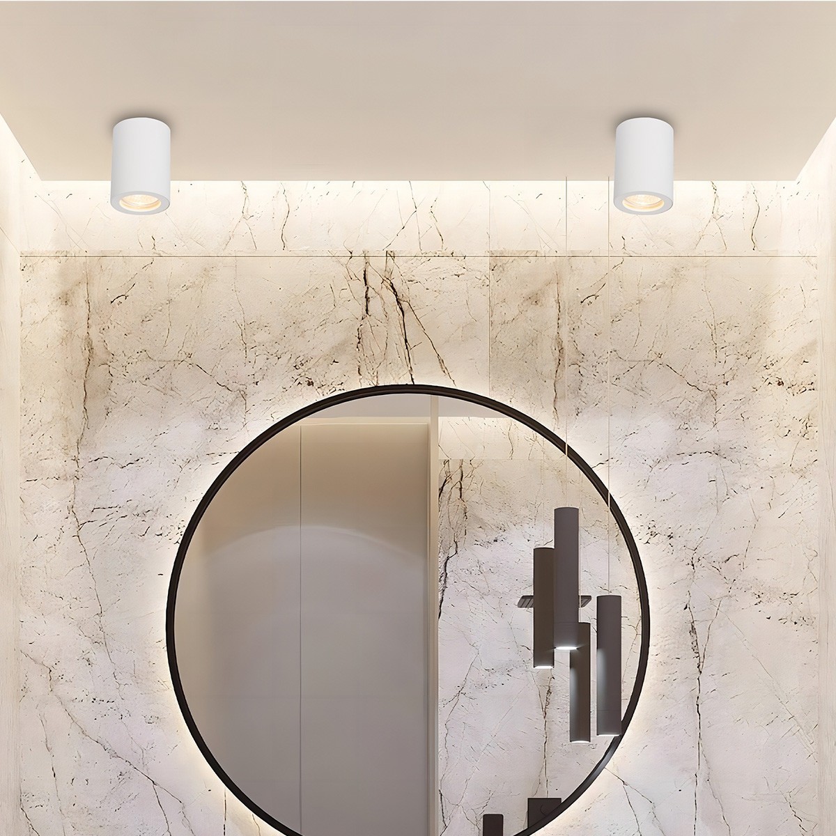 Light Prestige Faro oprawa natynkowa biała IP65 LP-6510/1SM WH