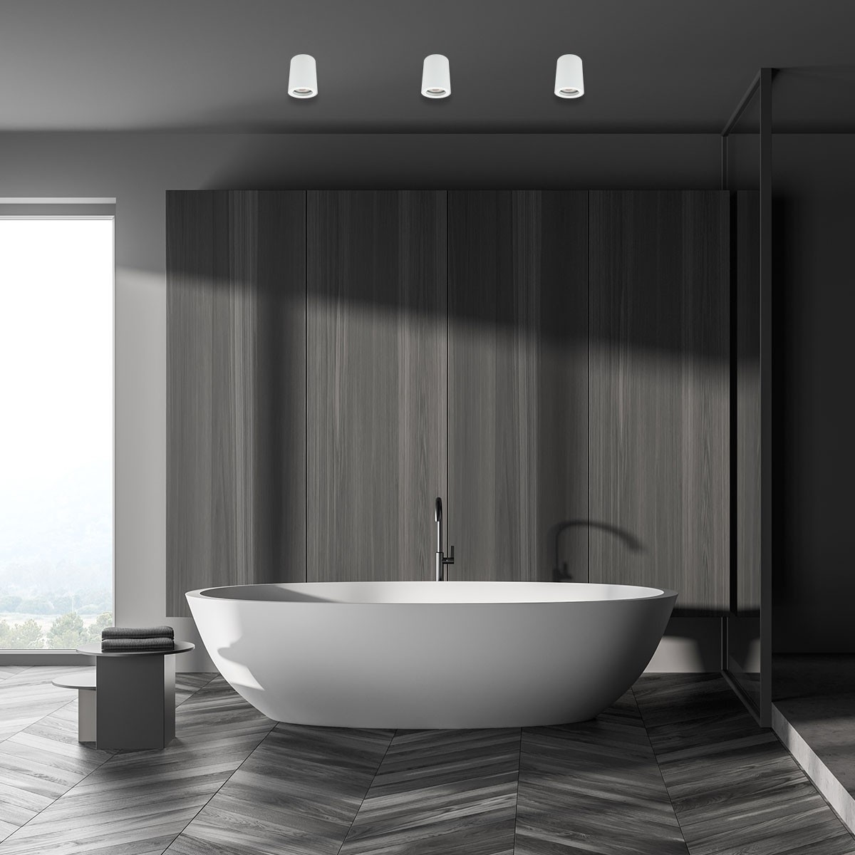 Light Prestige Faro oprawa natynkowa biała IP65 LP-6510/1SM WH