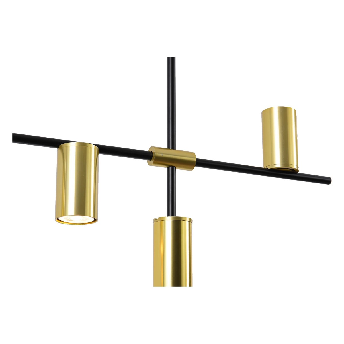 Light Prestige Arizona 6 linia wisząca czarny/złoty LP-074/6PL BK/GD