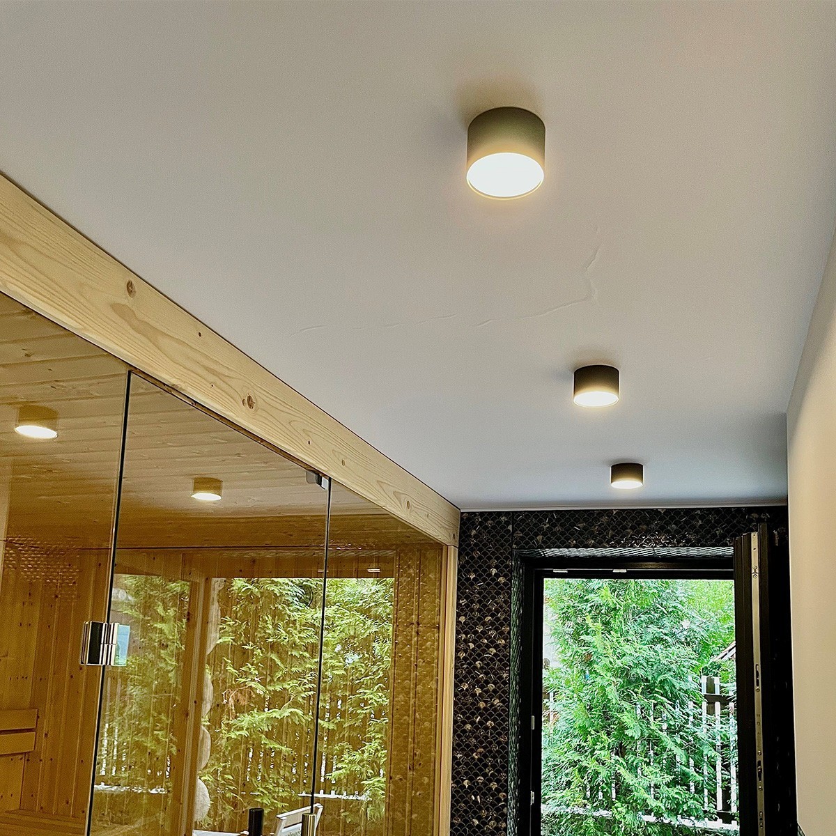 Light Prestige Kendal LED oprawa natynkowa czarna LP-6331/1SM BK