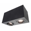 Light Prestige Lyon 2 oprawa natynkowa czarna LP-5881/2SM BK