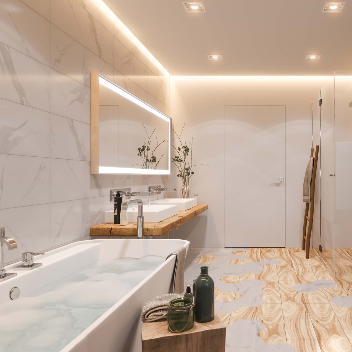 Light Prestige Metis 1 podtynkowa biała LP-2780/1RS WH