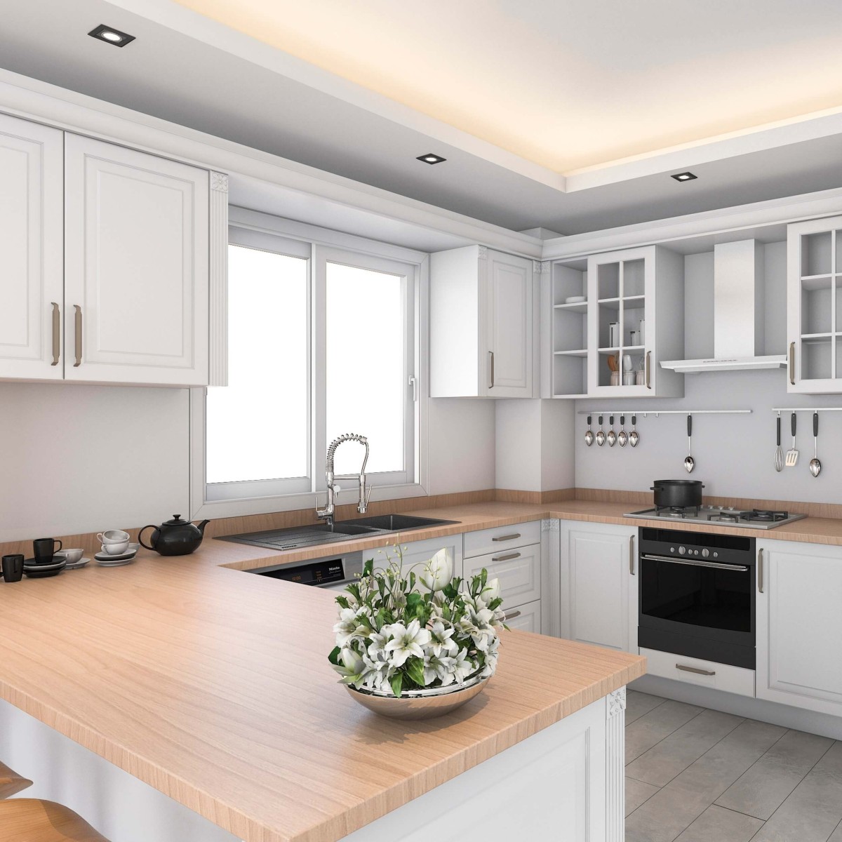 Light Prestige Metis 1 podtynkowa czarna LP-2780/1RS BK