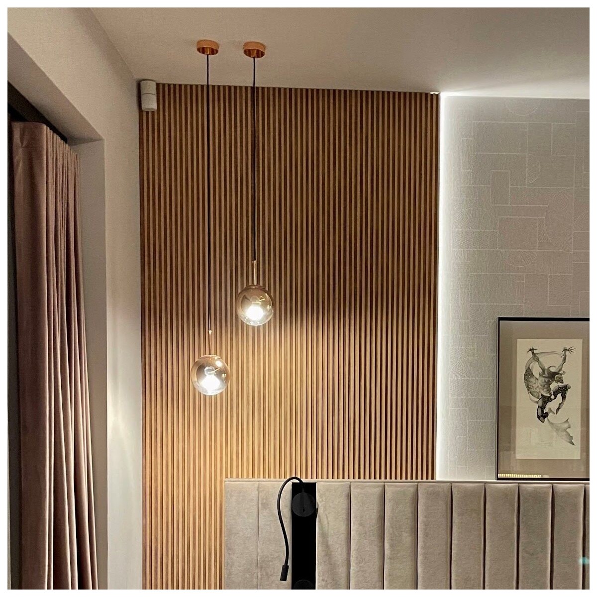 Light Prestige Palla mała wisząca złota LP-2844/1P S GD