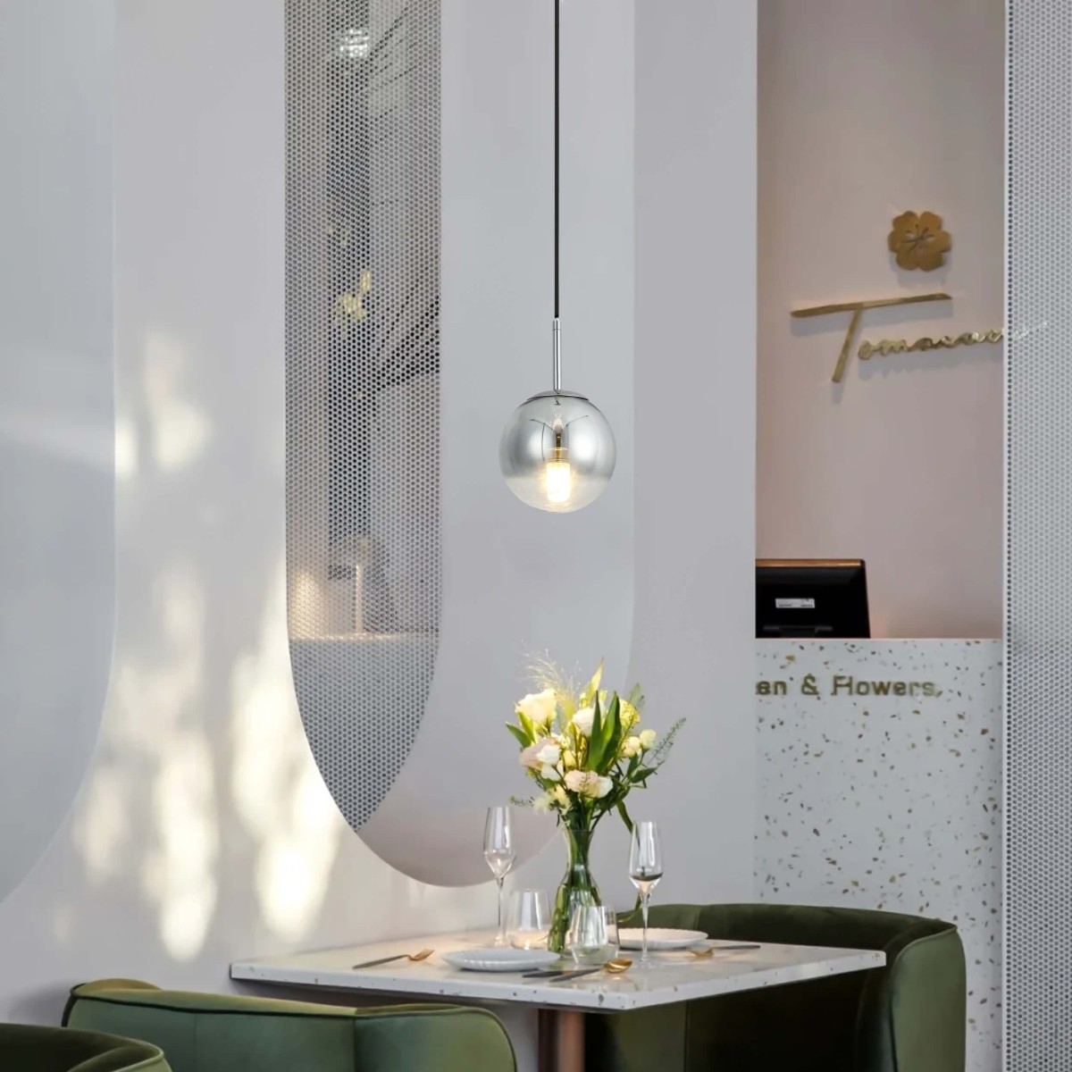 Light Prestige Palla mała wisząca chrom LP-2844/1P S CH