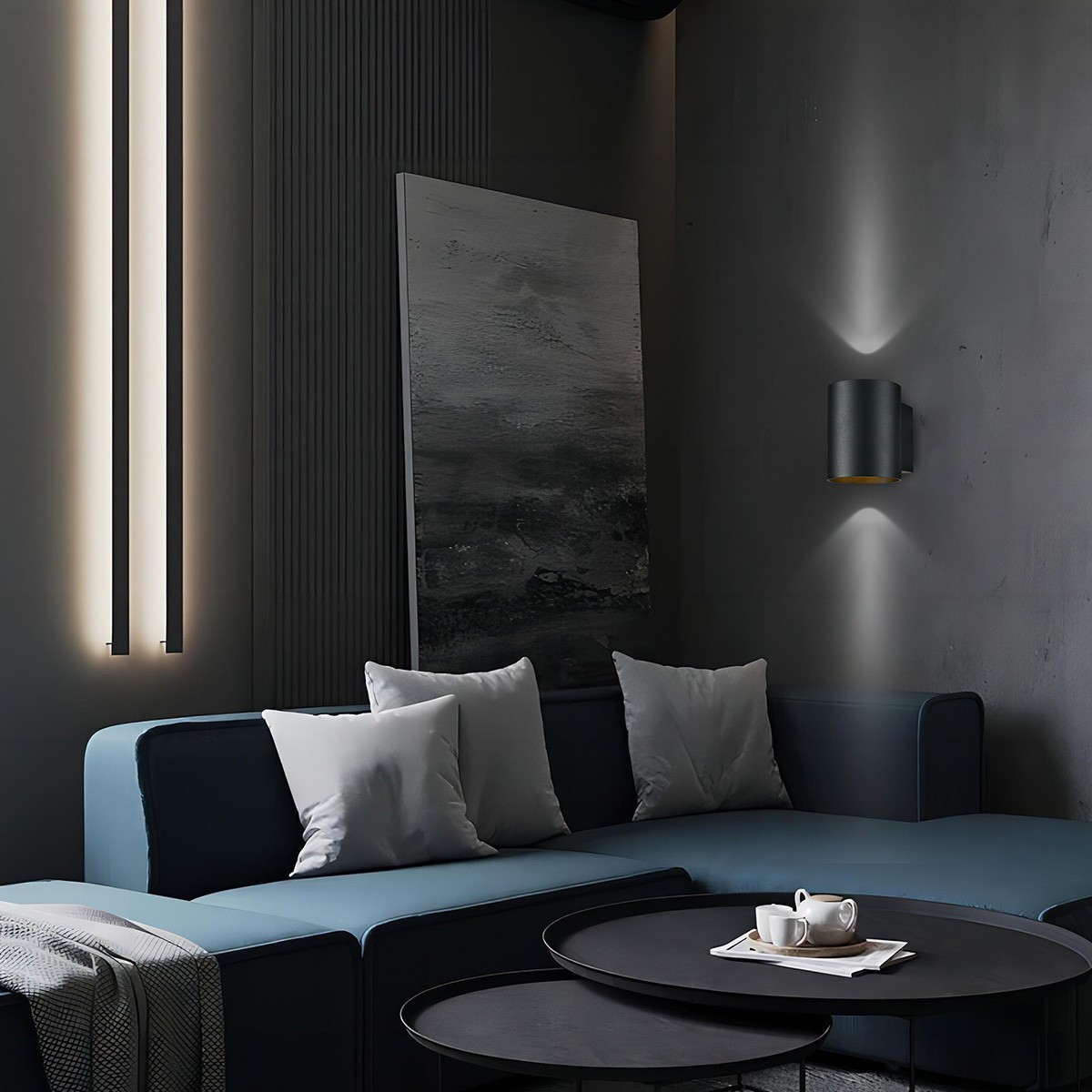 Light Prestige Oregon kinkiet czarny LP-106/1W BK