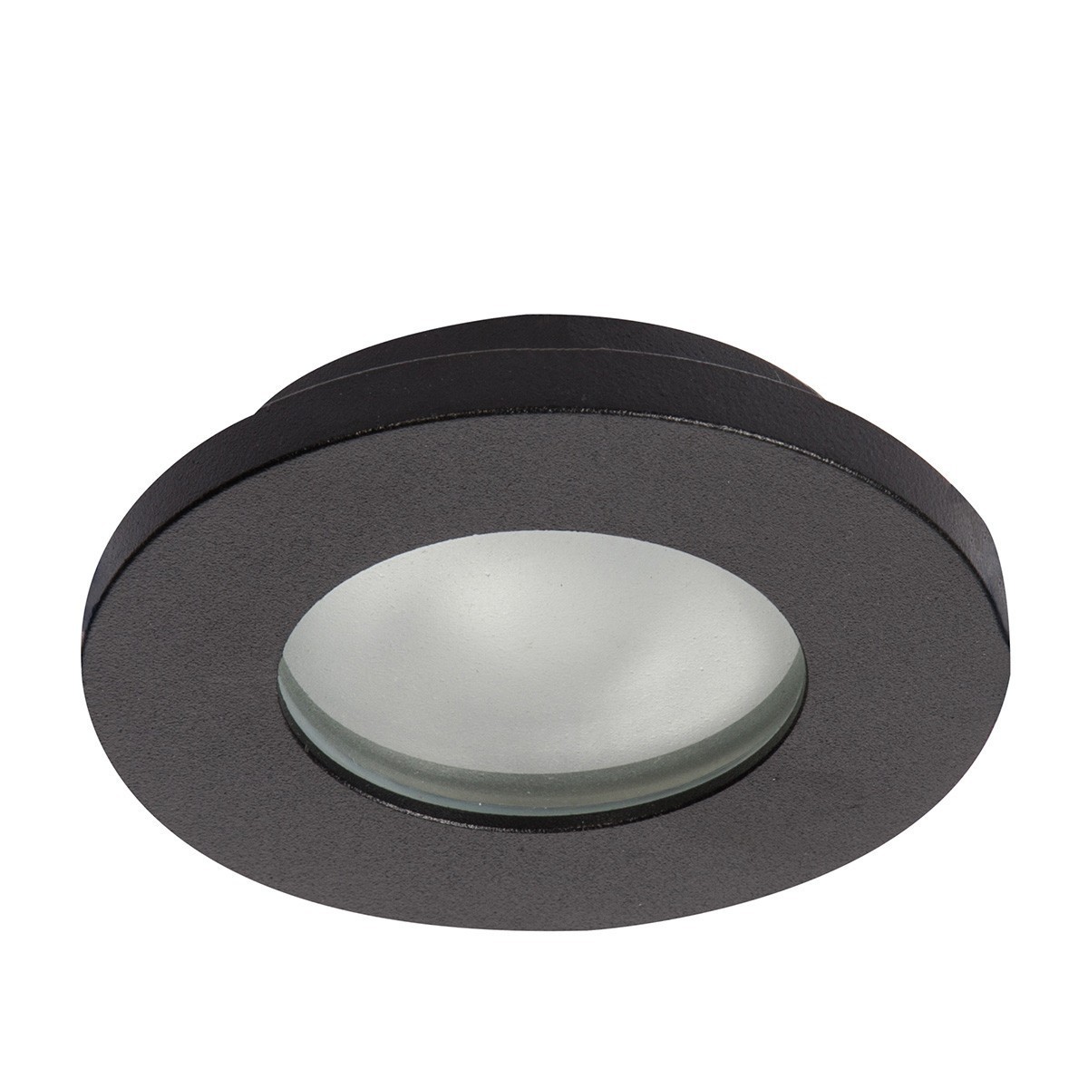 Light Prestige Lagos oczko podtynkowe okrągłe nieruchome czarne IP65 LP-440/1RS BK