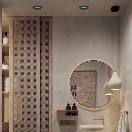 Light Prestige Lagos oczko IP65 ruchome czarne LP-4425/1RM BK