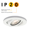 Light Prestige Lagos oczko podtynkowe okrągłe ruchome białe IP20 LP-440/1RS WH movable