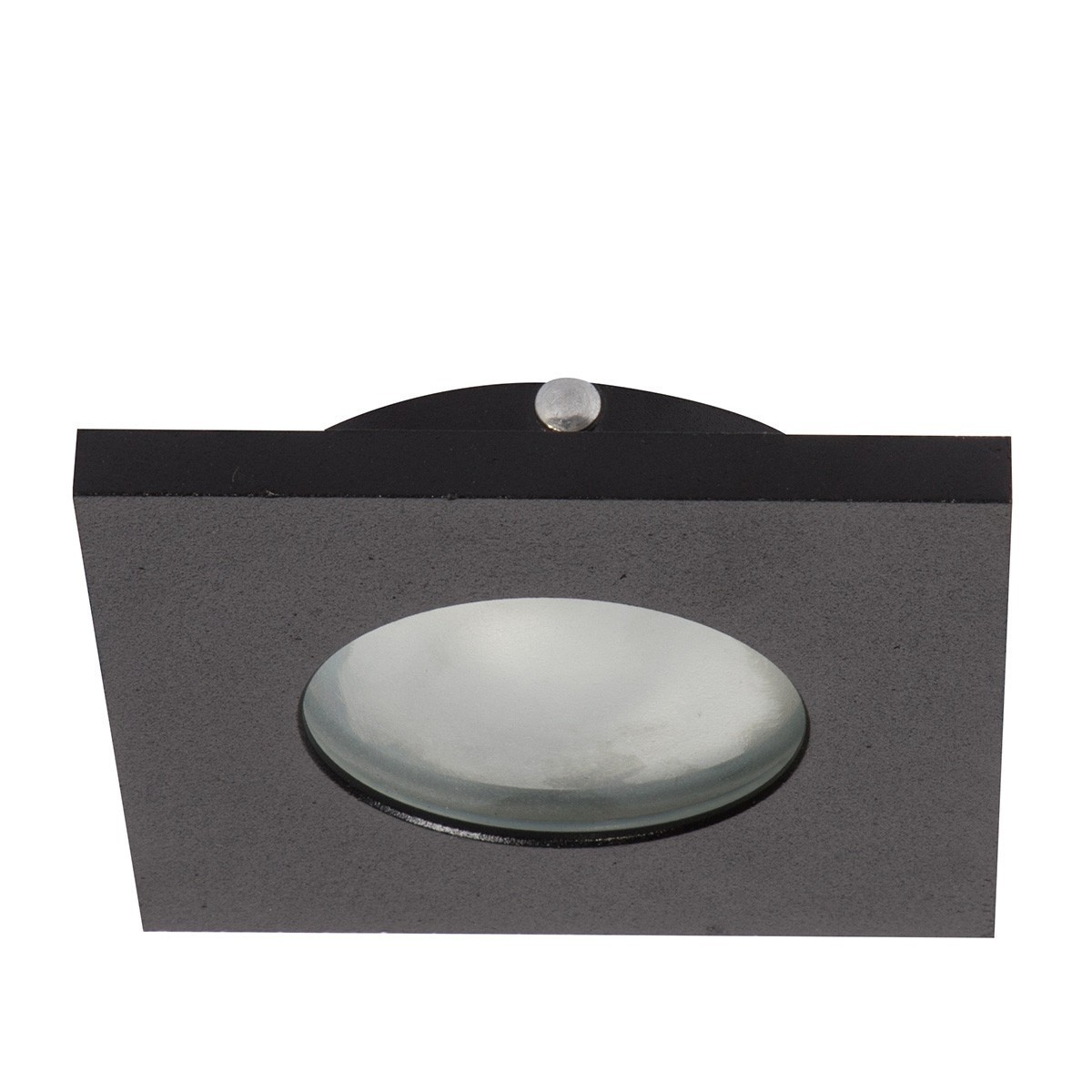 Light Prestige Lagos oczko podtynkowe kwadratowe nieruchome czarne IP65 LP-440/1RS BK square