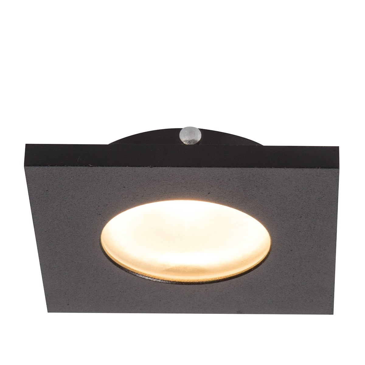 Light Prestige Lagos oczko podtynkowe kwadratowe nieruchome czarne IP65 LP-440/1RS BK square