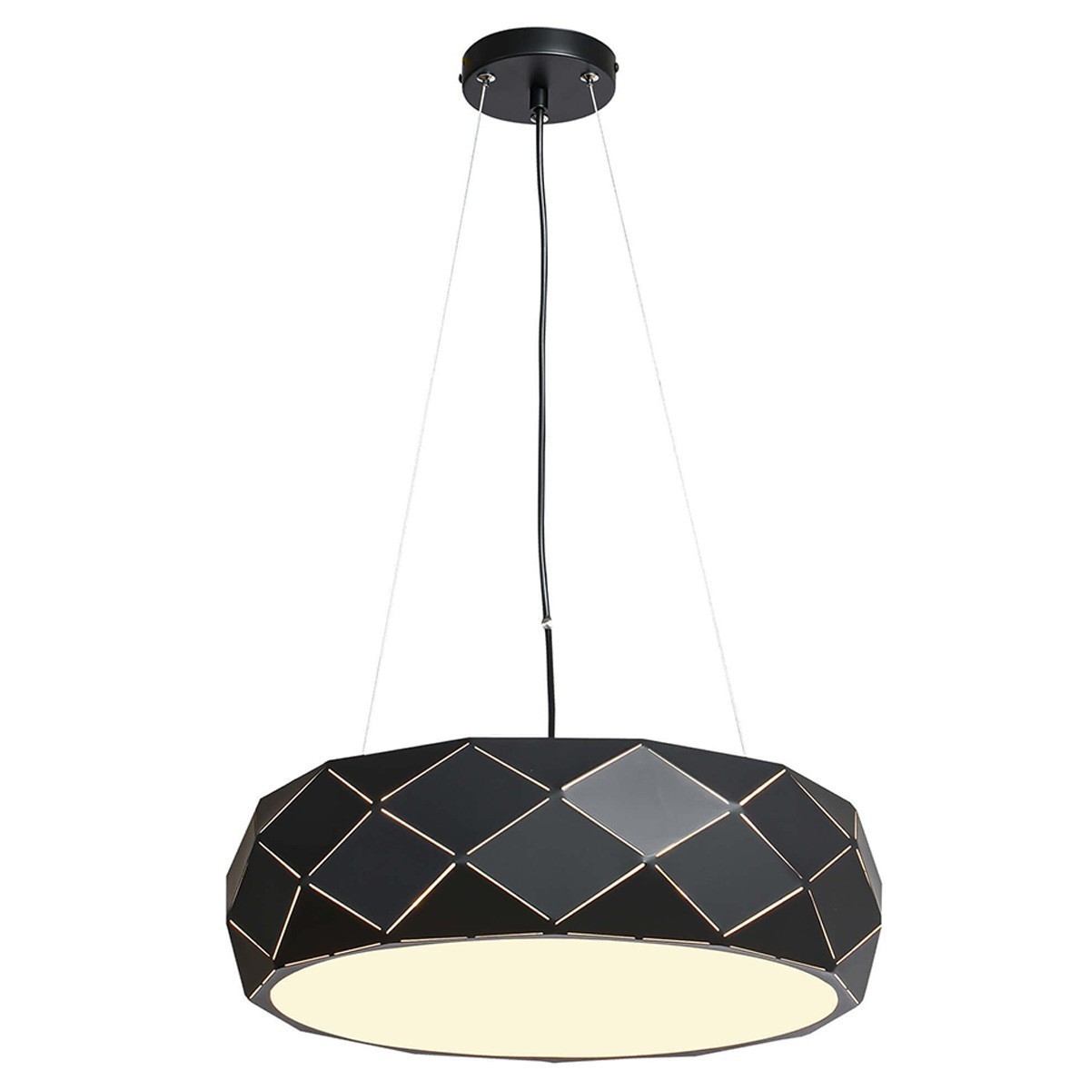 Light Prestige Reus wisząca czarna LP-8069/1P BK