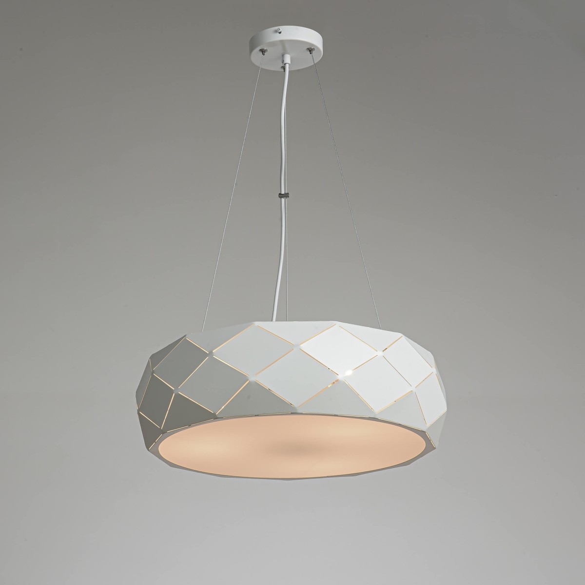 Light Prestige Reus wisząca biała LP-8069/1P WH