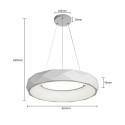 Light Prestige Reus LED wisząca biała LP-8069/1P LED WH