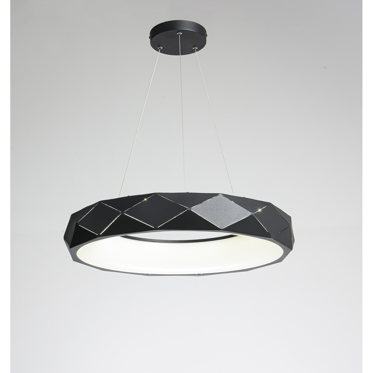 Light Prestige Reus LED wisząca czarna LP-8069/1P LED BK