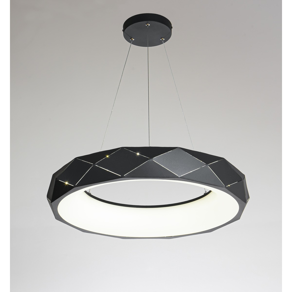 Light Prestige Reus LED wisząca czarna LP-8069/1P LED BK