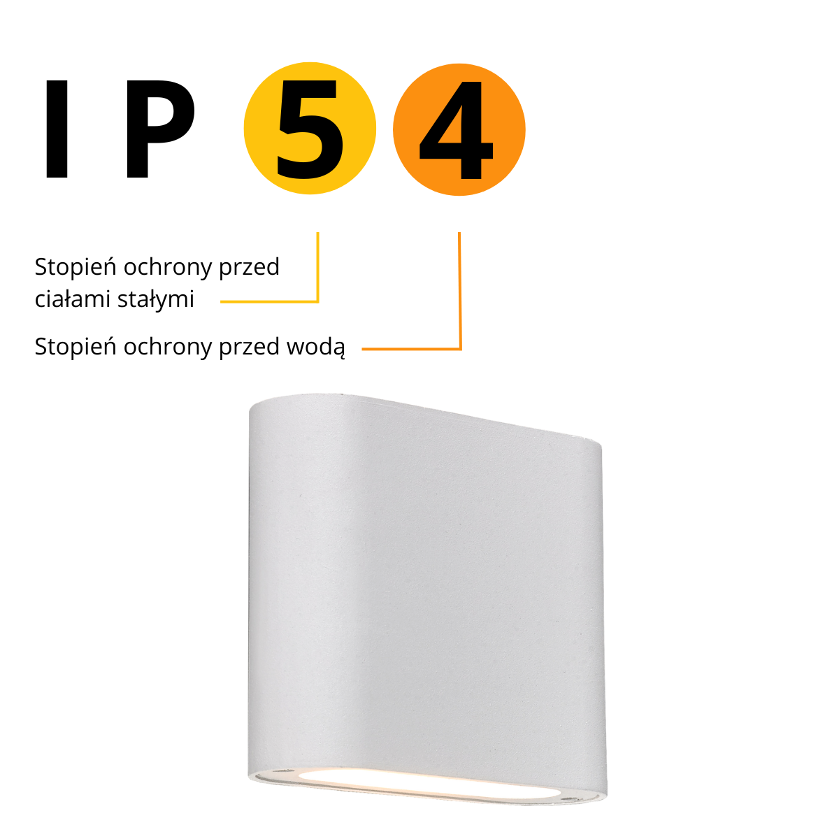 Light Prestige SAPRI kinkiet biały LP-1556/1W WH