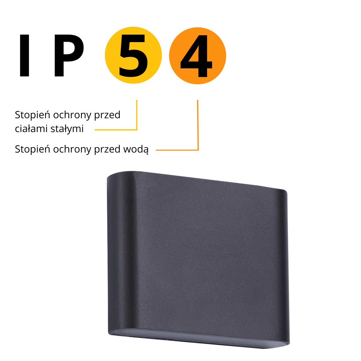 Light Prestige SAPRI kinkiet czarny LP-1556/1W BK