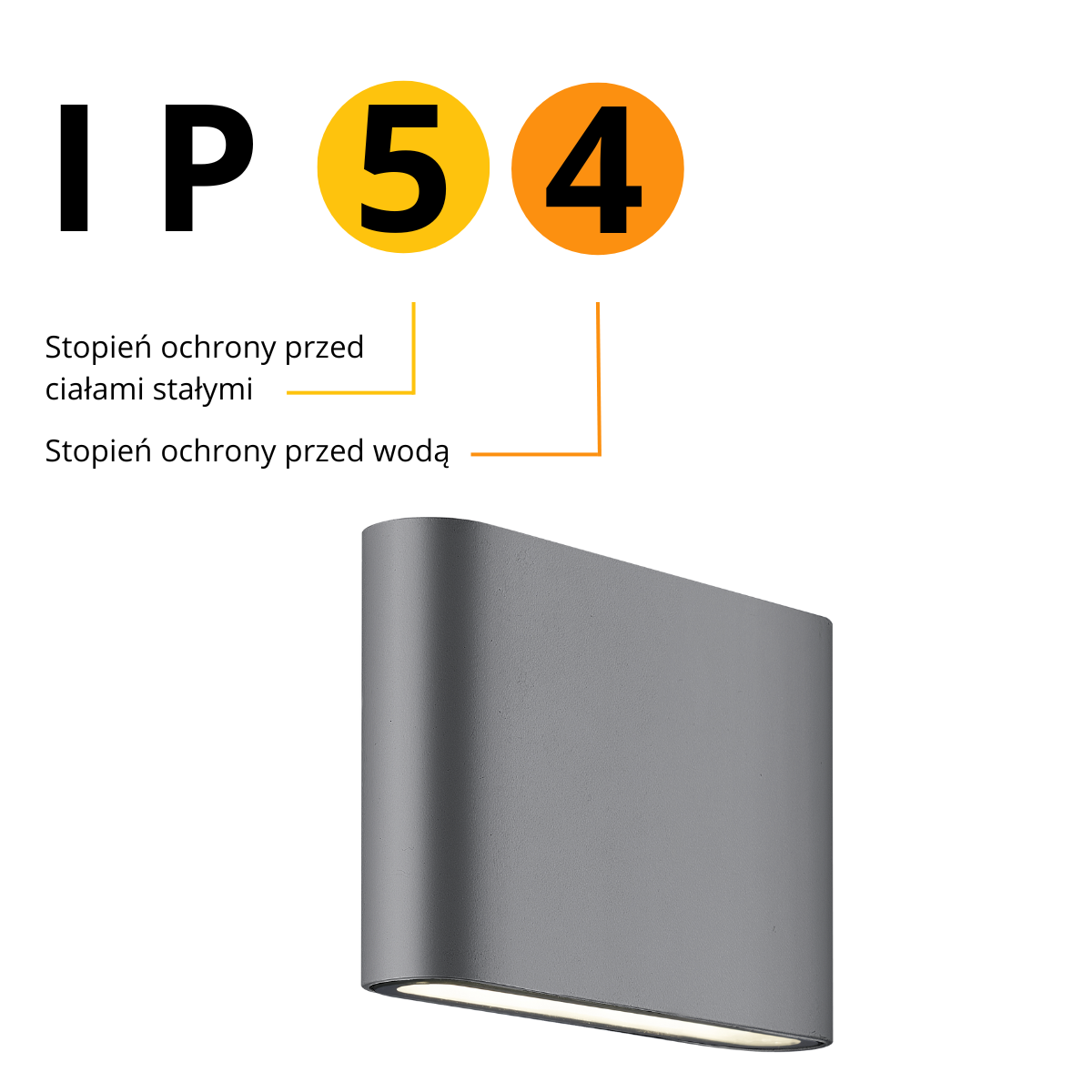 Light Prestige SAPRI kinkiet antracyt LP-1556/1W ANTR