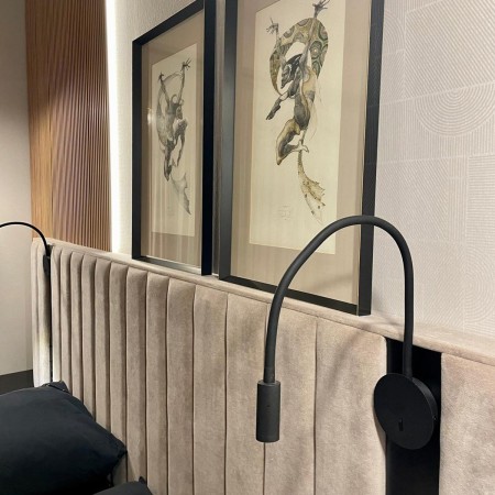 Light Prestige Senise kinkiet czarny LP-2021/1W BK