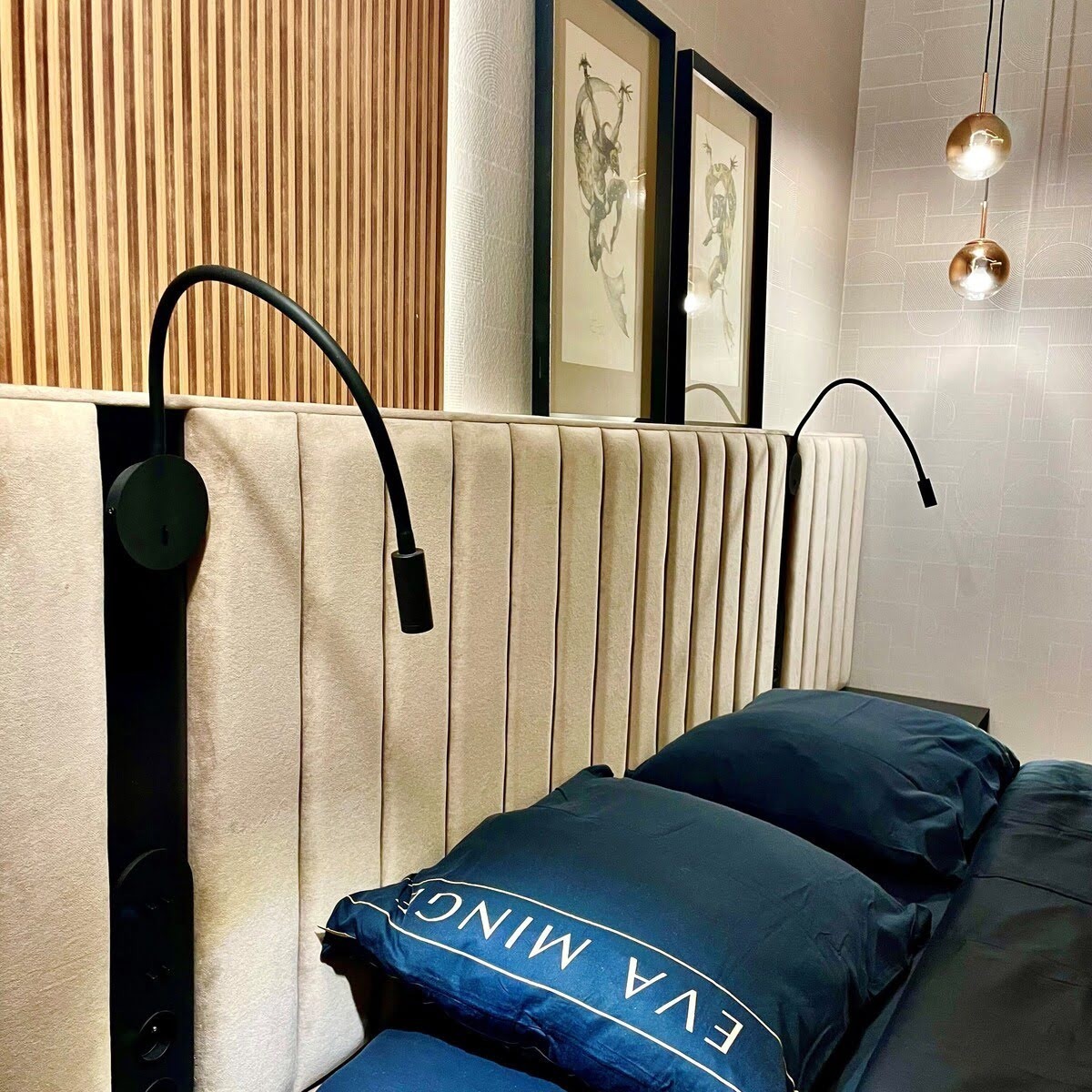 Light Prestige Senise kinkiet czarny LP-2021/1W BK