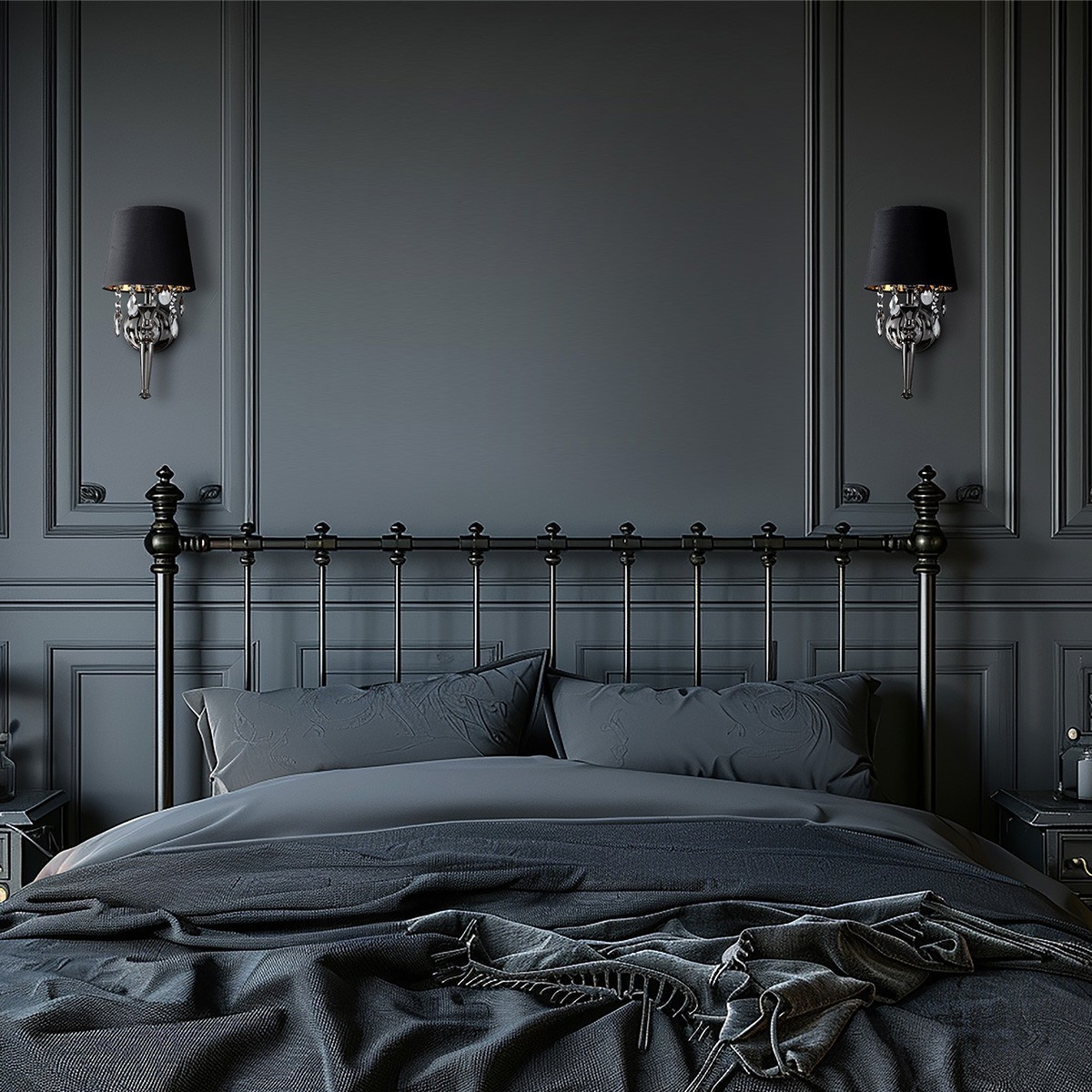 Light Prestige Vigo kinkiet czarny LP-0412/1W BK