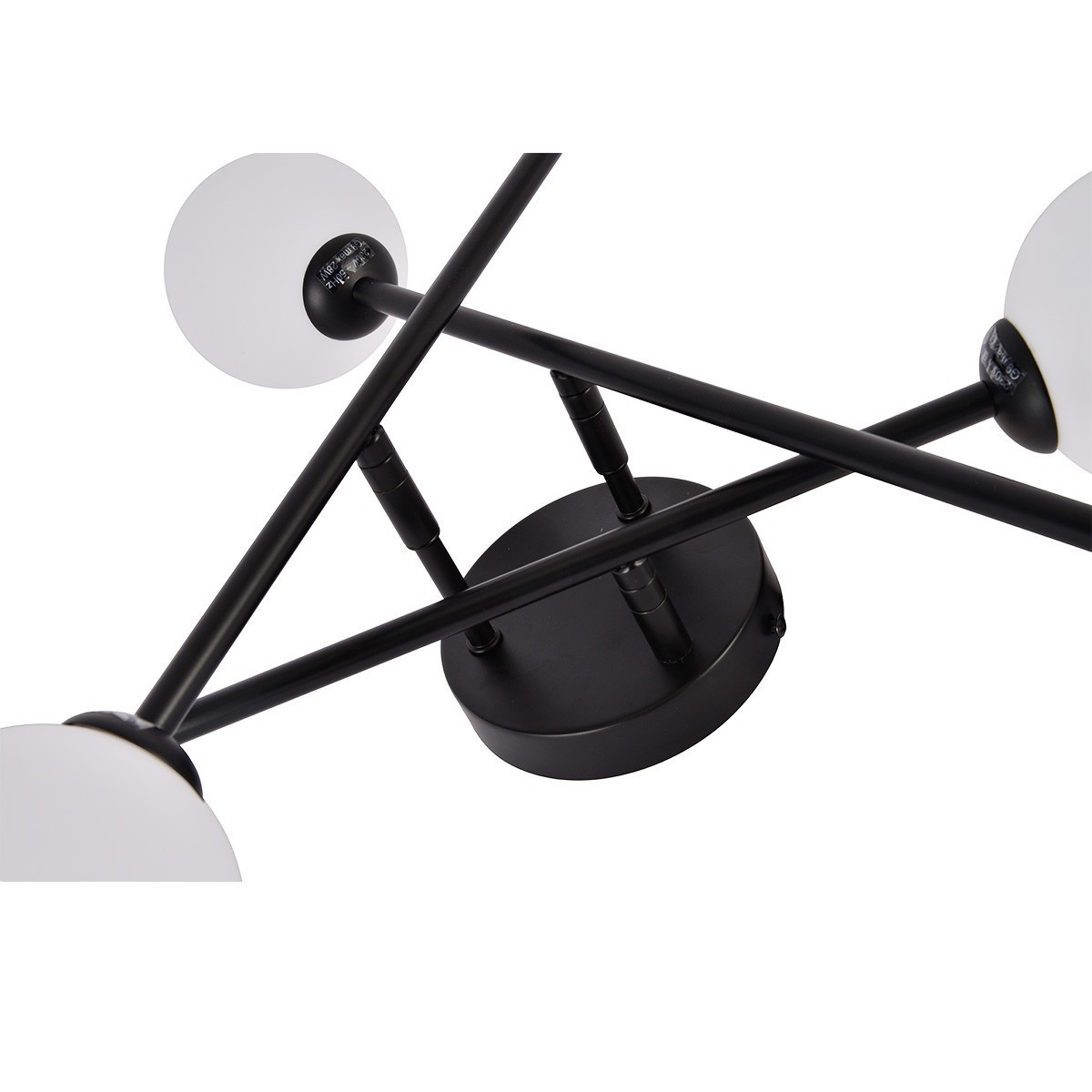 Light Prestige Dorado 6 plafon czarny LP-002/6C BK