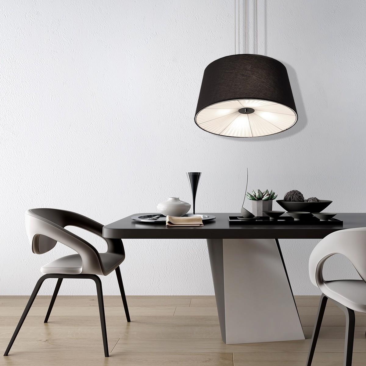 Light Prestige Bali wisząca czarna LP-1322/1P BK