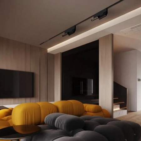 Light Prestige Magnetic Lunar reflektor 6x1W czarny LP-561-MAG-BK