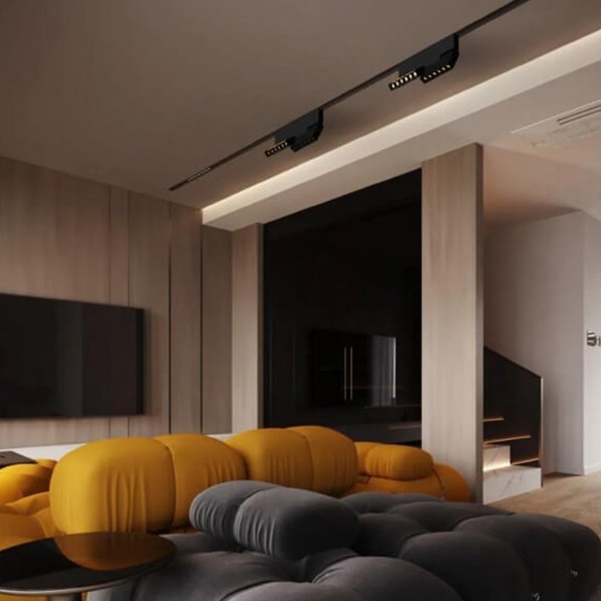 Light Prestige Magnetic Lunar reflektor 6x1W czarny LP-561-MAG-BK