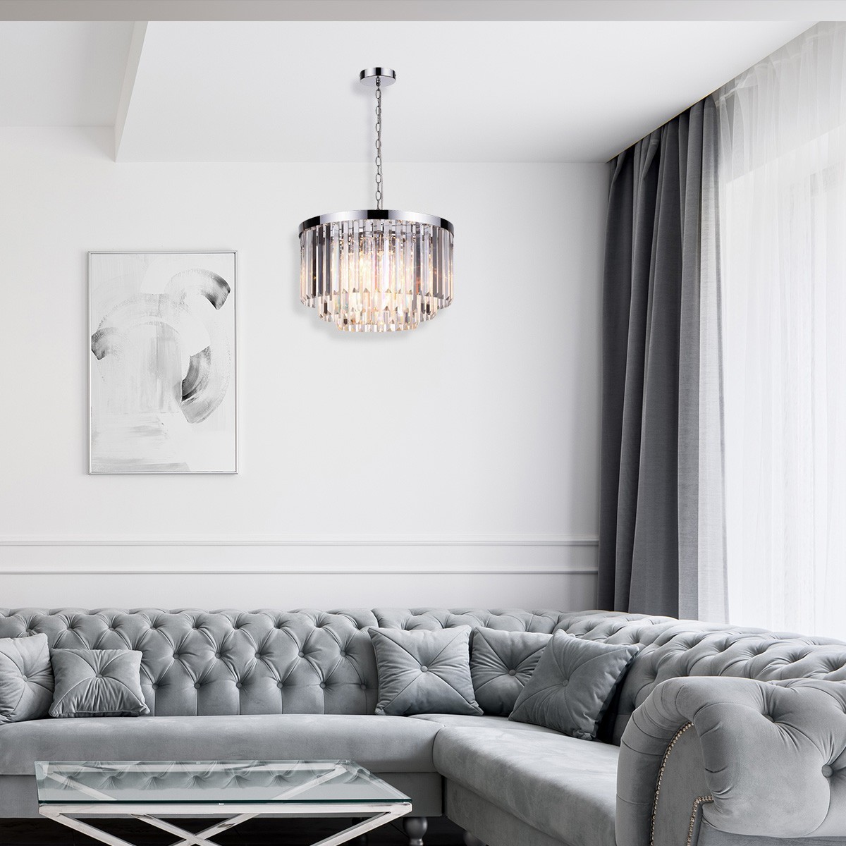 Light Prestige Vetro wisząca LP-2910/5P