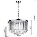Light Prestige Vetro wisząca LP-2910/5P