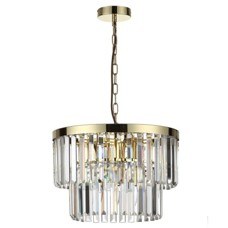 Light Prestige Vetro wisząca antyczne złoto LP-2910/5P AGD