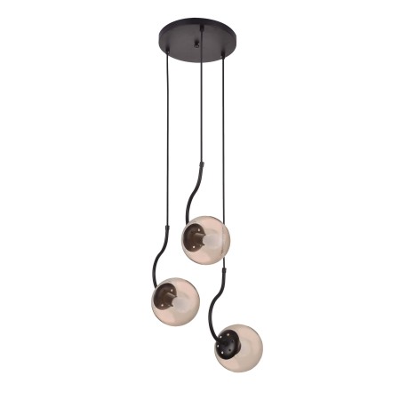 Light Prestige Hook 3 wisząca czarna LP-125/3P BK