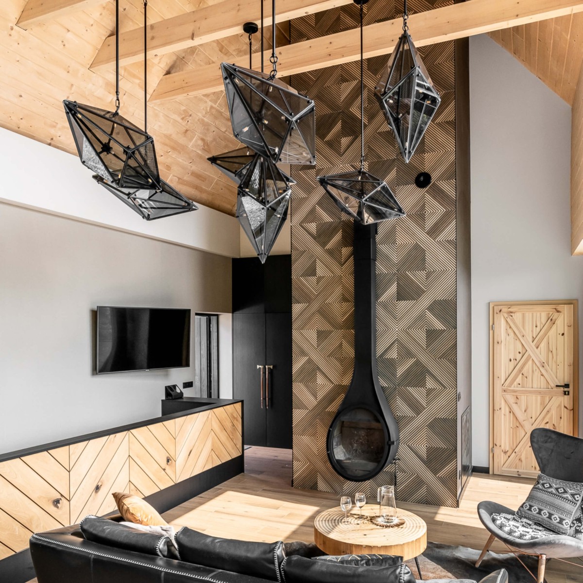 Light Prestige Konstelacja pionowa wisząca LP-055/1P BK