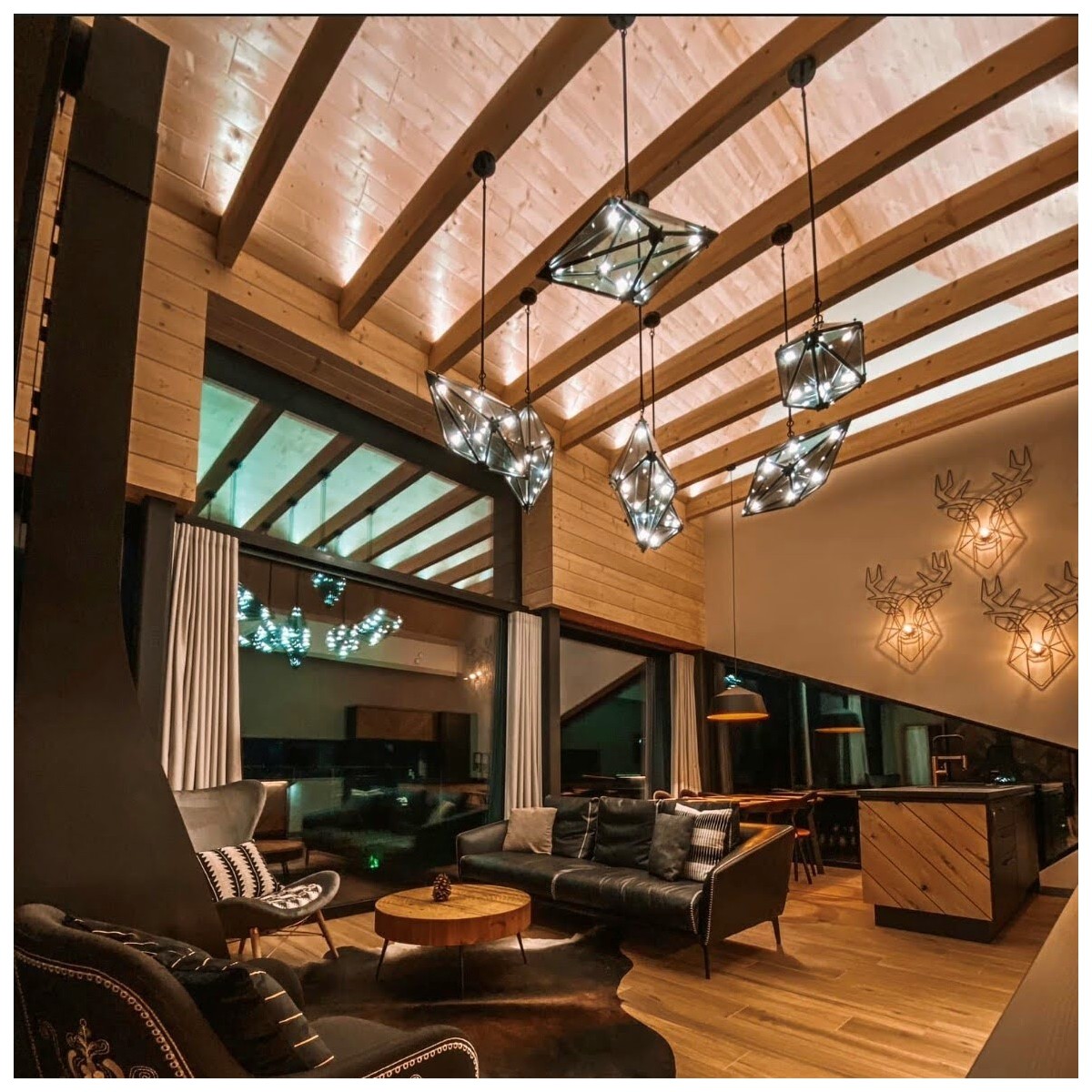 Light Prestige Konstelacja pionowa wisząca LP-055/1P BK