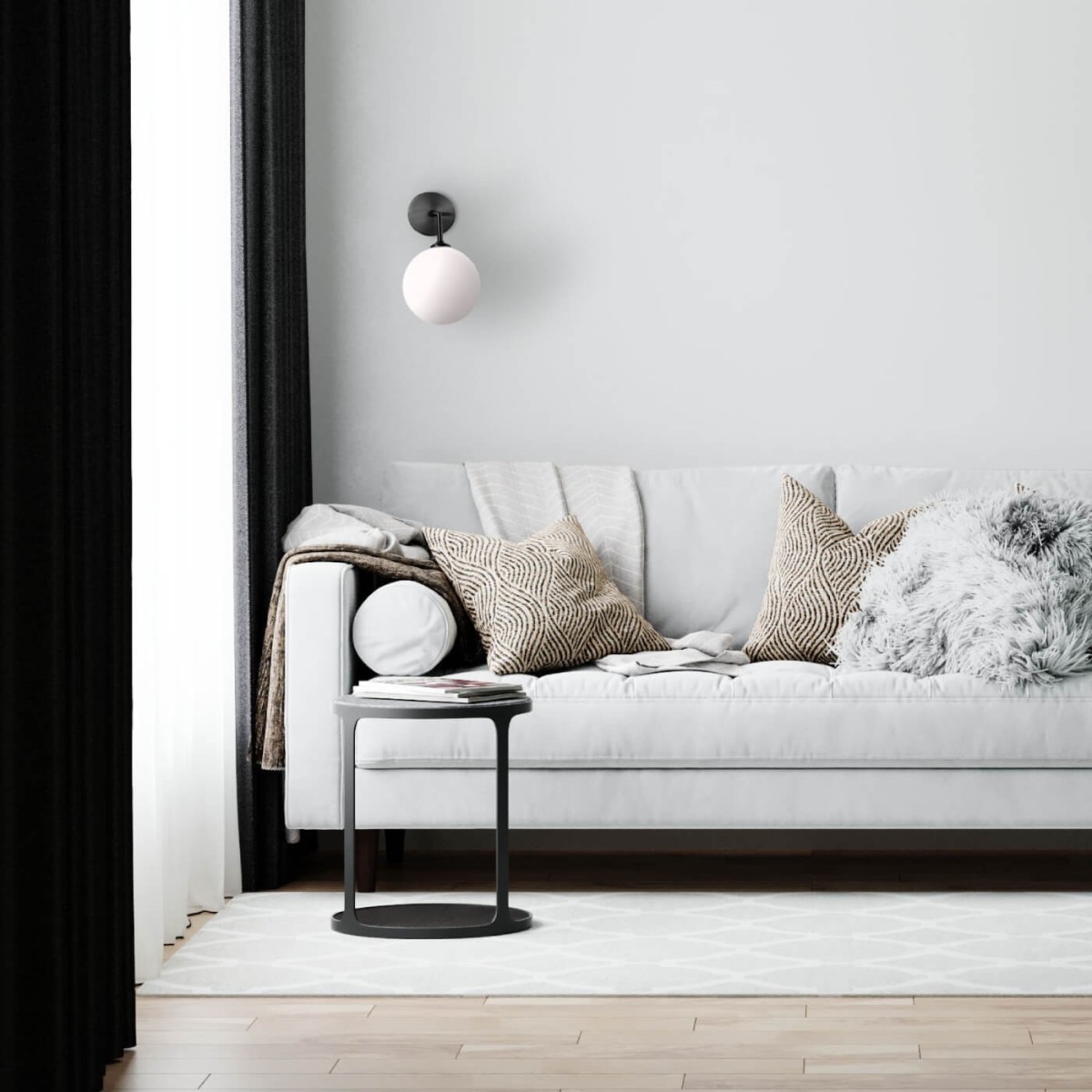 Light Prestige Dorado kinkiet czarny LP-002/1W BK