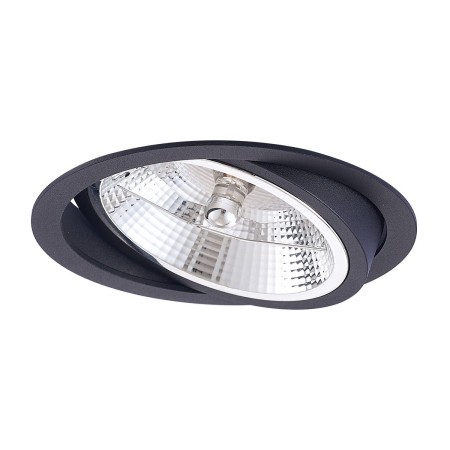 Light Prestige Nero oczko podtynkowe ruchome czarne LP-4424/1RS BK movable