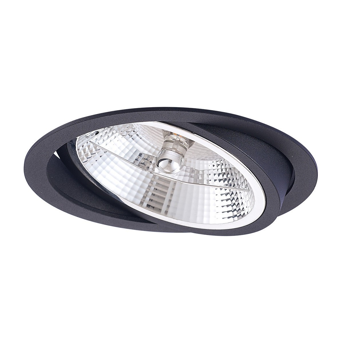 Light Prestige Nero oczko podtynkowe ruchome czarne LP-4424/1RS BK movable