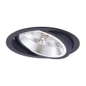 Light Prestige Nero oczko podtynkowe ruchome czarne LP-4424/1RS BK movable