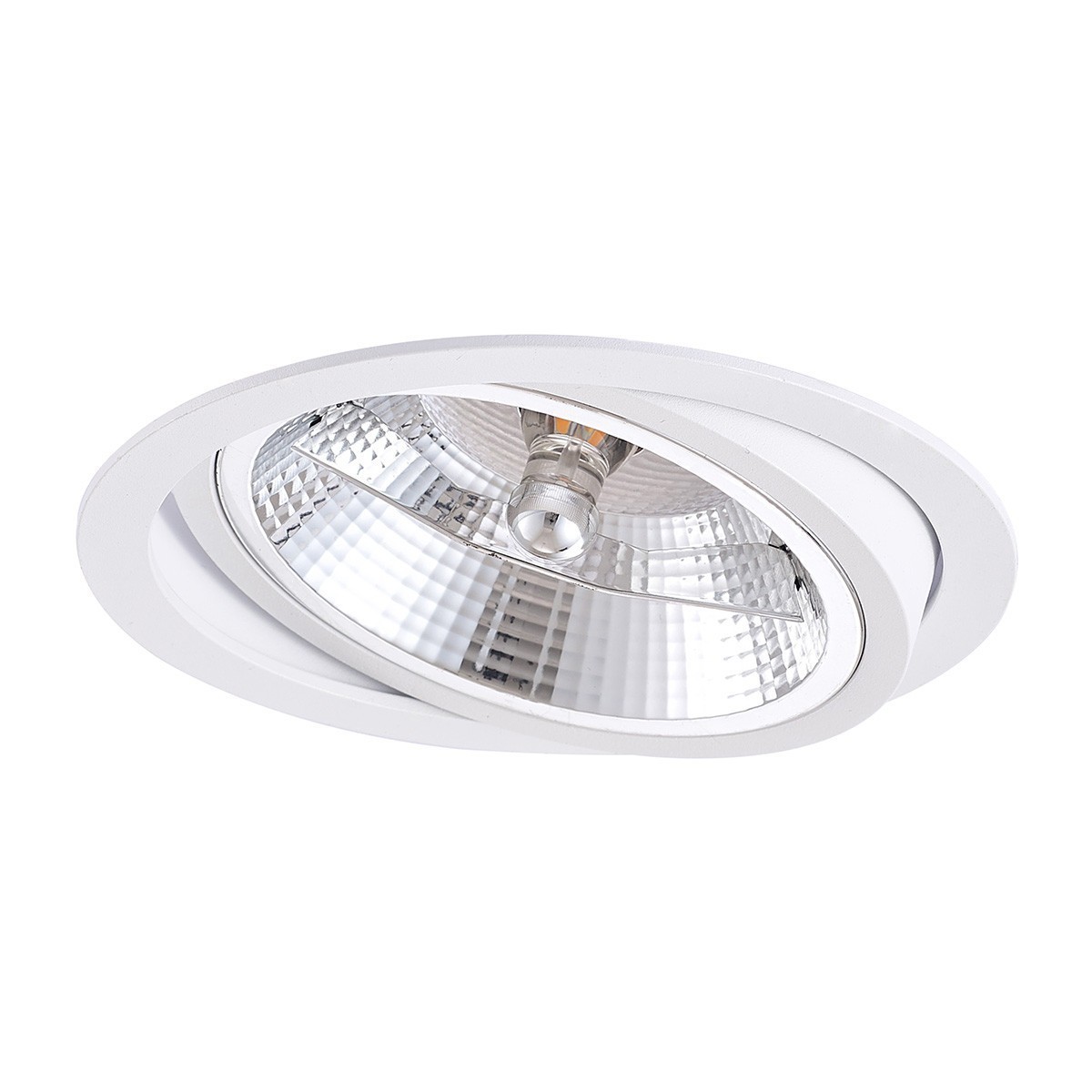 Light Prestige Nero oczko podtynkowe ruchome białe LP-4424/1RS WH movable