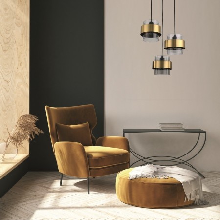 Light Prestige Miele 3 wisząca dymna LP-866/3P SM/GD