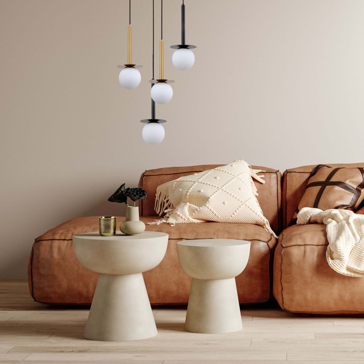 Light Prestige Roma 1 wisząca czarna LP-1345/1P BK