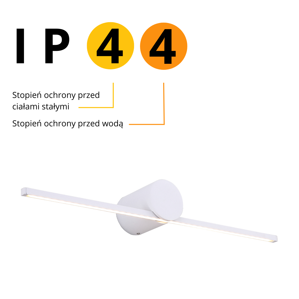 Light Prestige Modern Slim kinkiet M biały LP-777/1W M WH